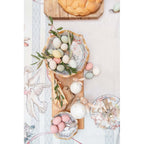 Piatto/Tagliere con coltello Blanc Mariclò " Joyeuses Paques" cm 20x20 legno mango