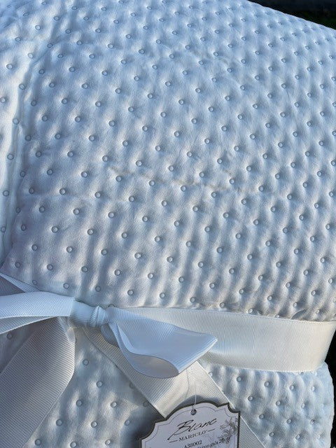 Trapunta Singola cm 180x250 Fru Fru con Gala cm 20 Blanc Mariclò (A38003)
