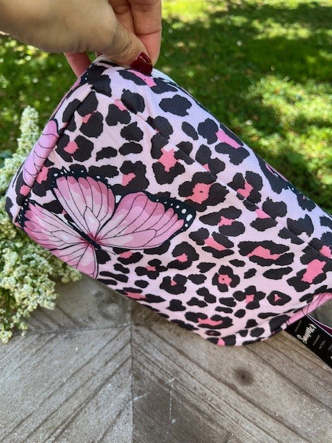 Telo mare da lettino Hello summer  LEO 70 x 185 cm, microfibra, con tasche, cuscino gonfiabile, sacca e elastici per fissaggio