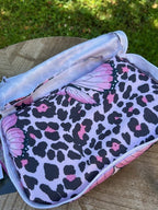 Telo mare da lettino Hello summer  LEO 70 x 185 cm, microfibra, con tasche, cuscino gonfiabile, sacca e elastici per fissaggio