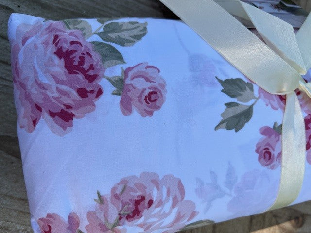 Completo lenzuola in cotone matrimoniale Rose Pezzoli