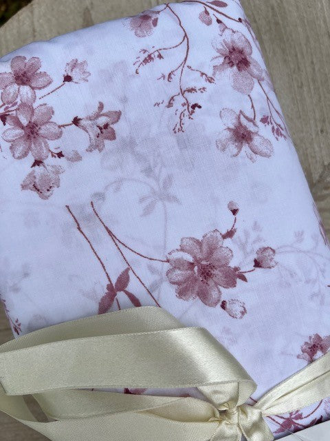 Completo lenzuola in cotone matrimoniale Percalle Pezzoli Fiorellini