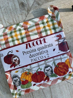 Set cucina 1 guantone 1 presina forno linea Zucche Pezzoli