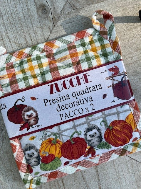 Set cucina 1 guantone 1 presina forno linea Zucche Pezzoli