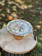 Alzatina Blanc Mariclò " Joyeuses Paques" legno mango cm 30x30xH16