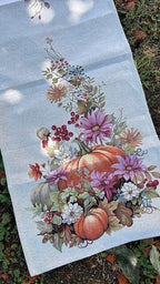 Runner gobelin con zucche cm 45x140