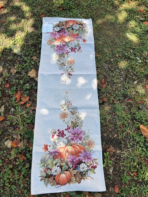 Runner gobelin con zucche cm 45x140