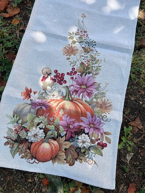 Runner gobelin con zucche cm 45x140