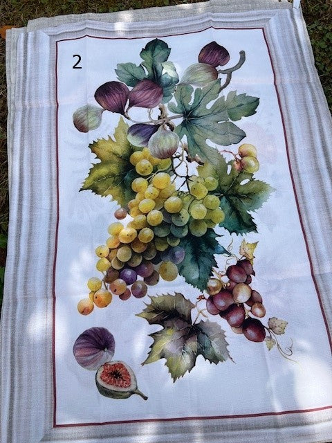 Strofinaccio/Canovaccio cotone stampa digitale in 5 varianti cm 50x70