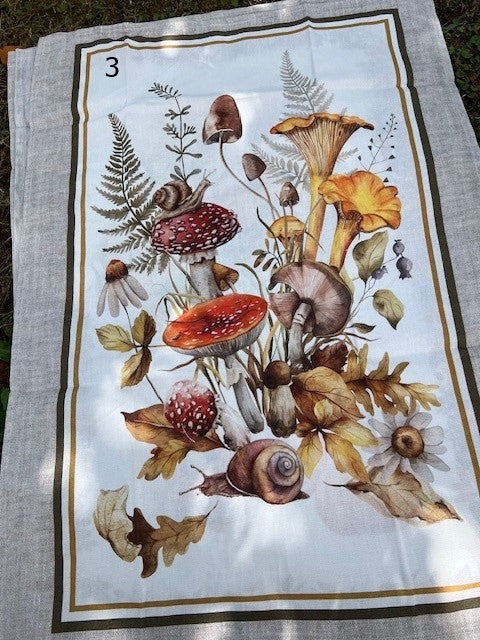 Strofinaccio/Canovaccio cotone stampa digitale in 5 varianti cm 50x70