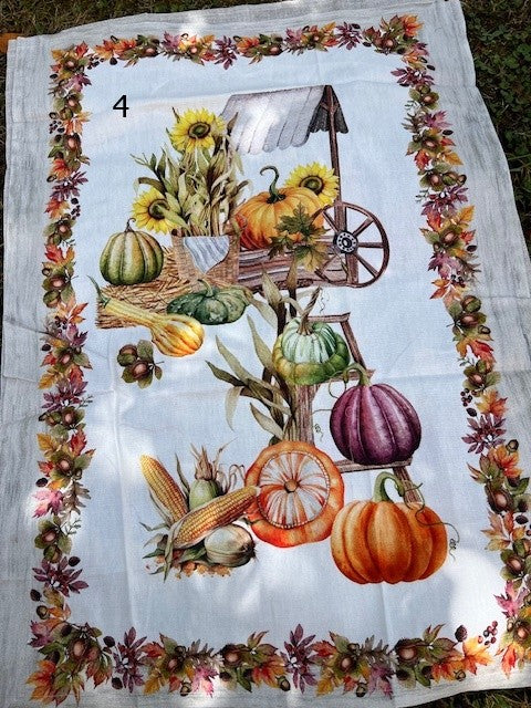 Strofinaccio/Canovaccio cotone stampa digitale in 5 varianti cm 50x70