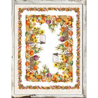 Tovaglia in cotone stampa digitale ZUCCHE cm 140x185