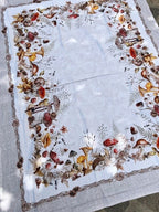 Tovaglia in cotone stampa digitale FUNGHI cm 140x185