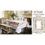 Tovaglia in cotone stampa digitale FUNGHI cm 140x245