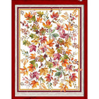 Tovaglia in cotone stampa digitale FOGLIE cm 140x185- 140x245