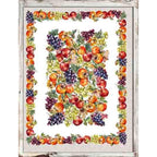 Tovaglia in cotone stampa digitale CACHI cm 140x185- 140x245