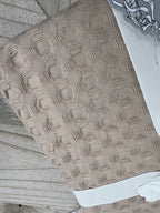 Coppia spugna asciugamano + ospite nido d'ape napone TORTORA