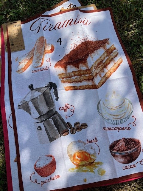 Strofinaccio/Canovaccio in cotone cm 50x70 stampa digitale Candy Cake