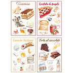 Strofinaccio/Canovaccio in cotone cm 50x70 stampa digitale Candy Cake