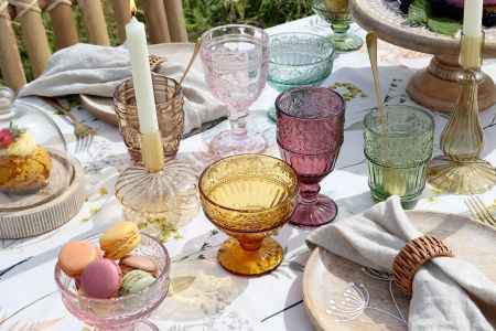 Set 6 coppe colorate Chic Antique d. 10,5 H 10 cm (61090100)