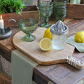 Tagliere con incisioni legno mango cm 25,5x46 h2 cm (61090900) Chic Antique