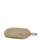 Tagliere con incisioni legno mango cm 25,5x46 h2 cm (61090900) Chic Antique