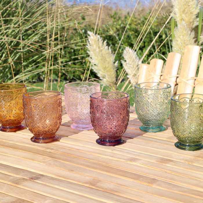 Set 6 bicchieri colorati Chic Antique d. 8 H 10 cm (61092000)