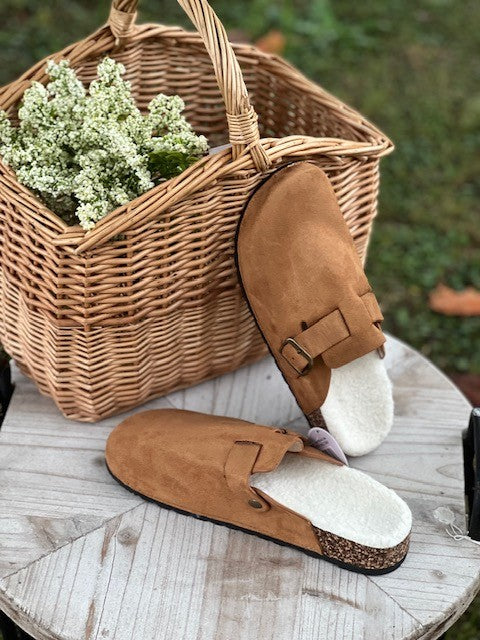 Ciabatta donna pile camoscio MOUNTAIN Nr. 40