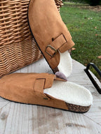 Ciabatta donna pile camoscio MOUNTAIN Nr. 40