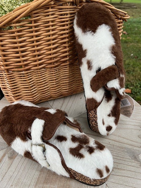 Ciabatta donna pile pelliccia ecologica RANCH Nr. 40