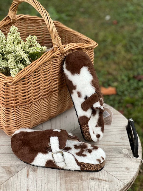 Ciabatta donna pile pelliccia ecologica RANCH Nr. 40