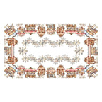 Tovaglia in cotone stampa digitale VILLAGGIO cm 150x180