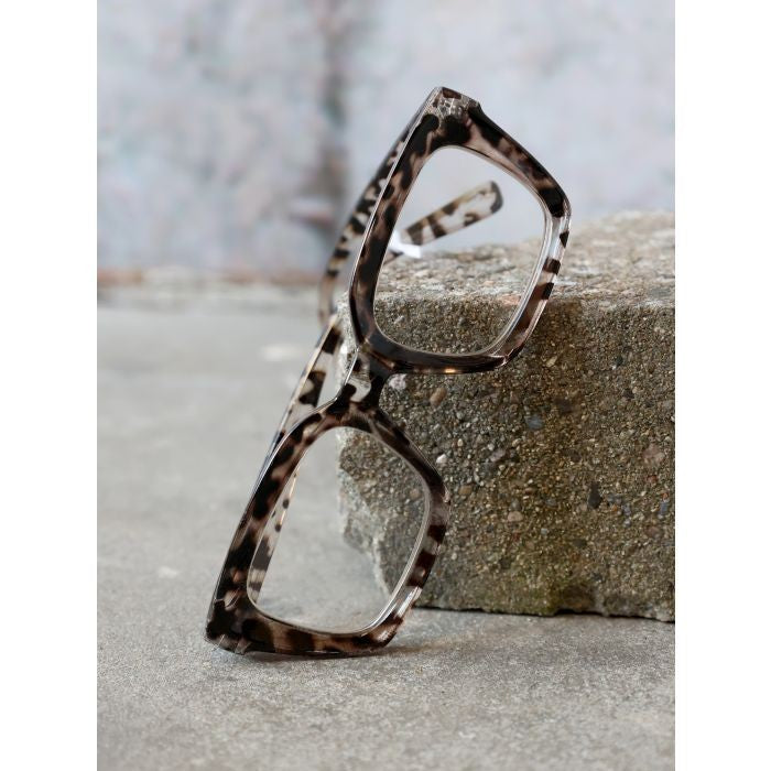 Occhiali da lettura con motivo leopardato inclusa custodia Policarbonato, acrilico Chic Antique (16113325)