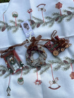 Set 3 decorazioni natalizie da appendere poliresina Chic Antique (52849-33)