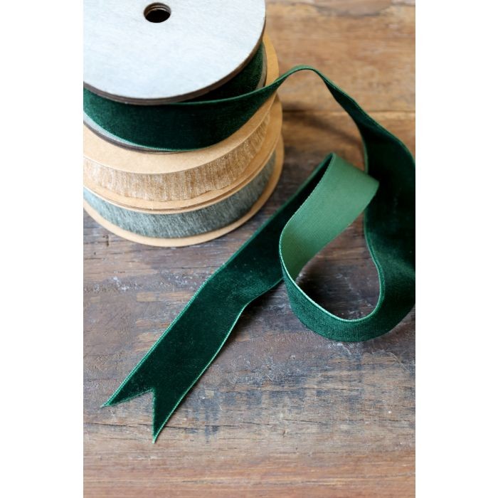 Nastro velluto verde mt. 5 alto 2,5 cm Chic Antique (39114521)