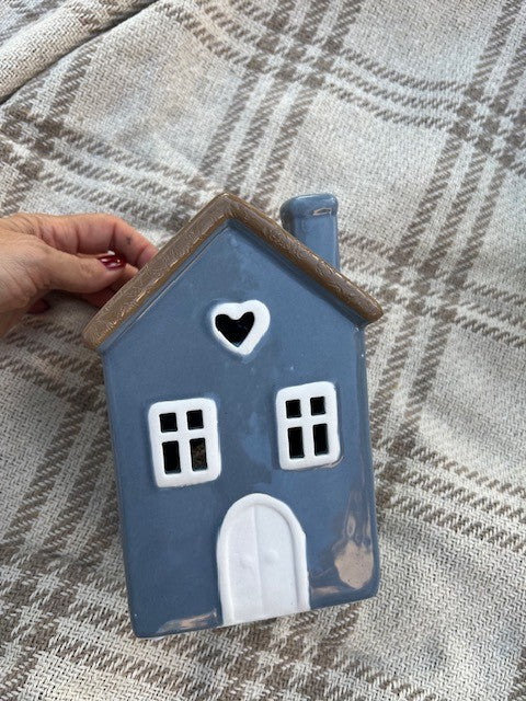 Casetta porta tealight "Chamonix" cm 10x8 x H 14 Chic Antique (39115006)