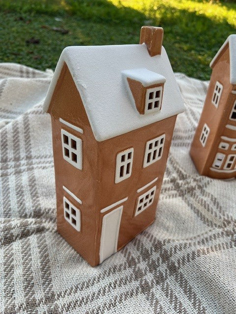 Casetta porta tealight "Chamonix" cm 13x8 x H 24,5 Chic Antique (39115307)