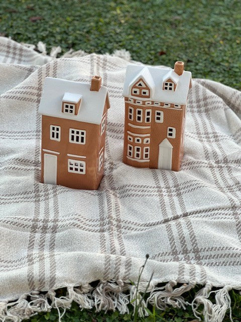 Casetta porta tealight "Chamonix" cm 13x9,5 x H 25 Chic Antique (39115607)