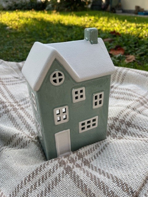 Casetta porta tealight "Chamonix" cm 13,5x9 x H 21 Chic Antique (39115221)