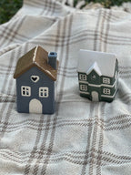 Casetta porta tealight "Chamonix" cm 10x8 x H 14,5 Chic Antique (39114821)