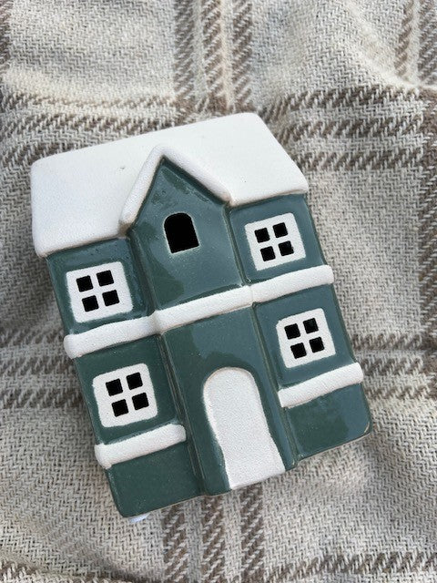 Casetta porta tealight "Chamonix" cm 10x8 x H 14,5 Chic Antique (39114821)