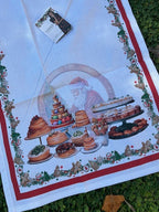 Runner in cotone stampa digitale Natale Vingi cm 45x140