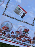 Tovaglia in cotone stampa digitale Natale Vingi cm 140x180