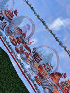 Tovaglia in cotone stampa digitale Natale Vingi cm 140x180