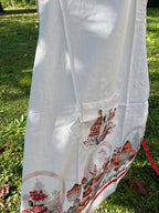 Grembiule in cotone stampa digitale Natale Vingi