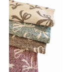 Tappeto bagno/cucina in cotone antiscivolo cm 50x80 fiocchi in 4 colori