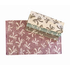 Tappeto bagno/cucina in cotone antiscivolo cm 50x80 fiocchi in 4 colori