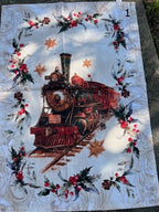 Strofinaccio/canovaccio Natalizio assortito in 5 disegni cotone cm 55x80 Vingi