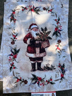Strofinaccio/canovaccio Natalizio assortito in 5 disegni cotone cm 55x80 Vingi