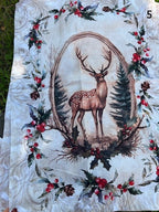 Strofinaccio/canovaccio Natalizio assortito in 5 disegni cotone cm 55x80 Vingi